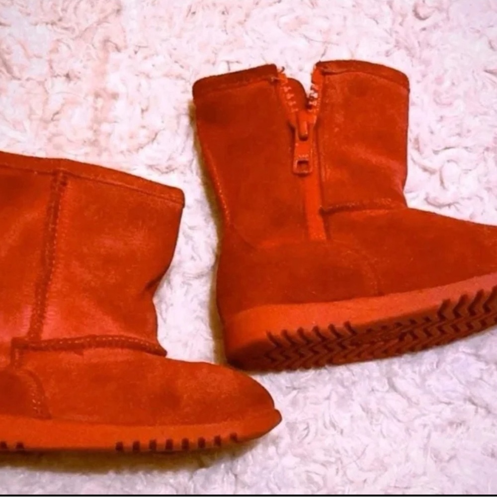 💞 Baby & Toddler Girls Size 5 Pink Suede Boots